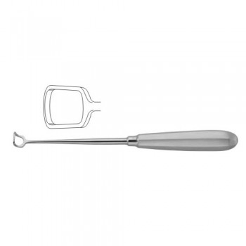 Beckmann Adenoid Curette Fig. 5 Stainless Steel, 22.5 cm - 8 3/4" Width 21.0 mm